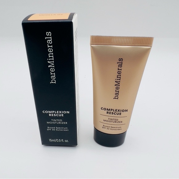 BareMinerals Complexion Rescue Tinted Moisturizer SPF30 Vanilla 02 0.5oz Travel - Picture 1 of 8
